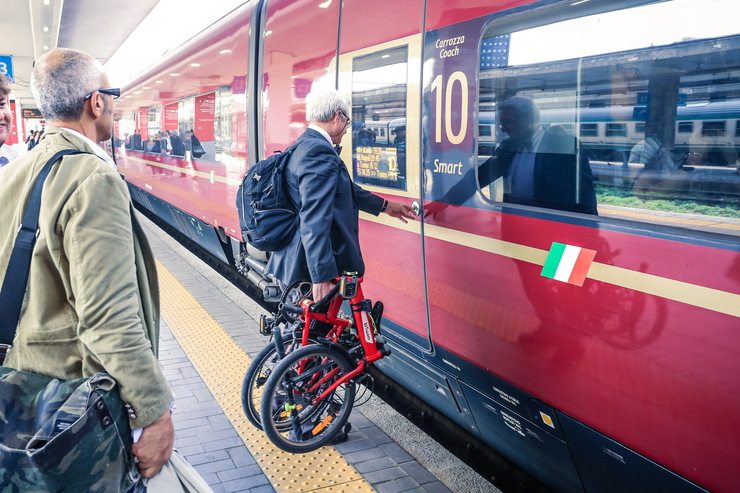 Trasportare la bici in treno