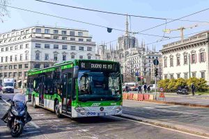 Autobus elettrici a Milano