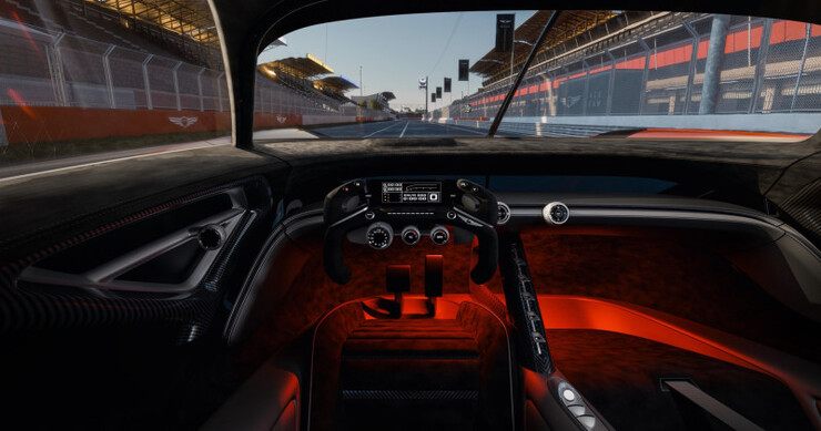 Gli interni di Genesis X Gran Racer Vision Gran Turismo