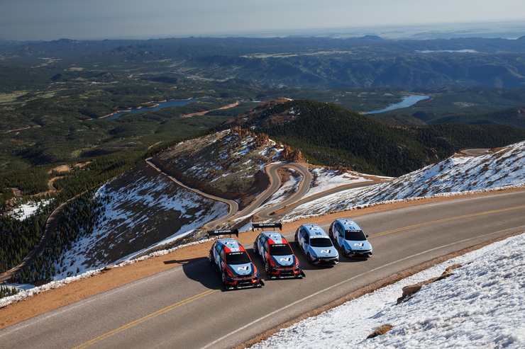 Le Hyundai che prenderanno parte alla Pikes Peak