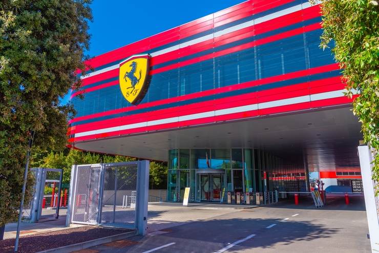 Lo stabilimento Ferrari