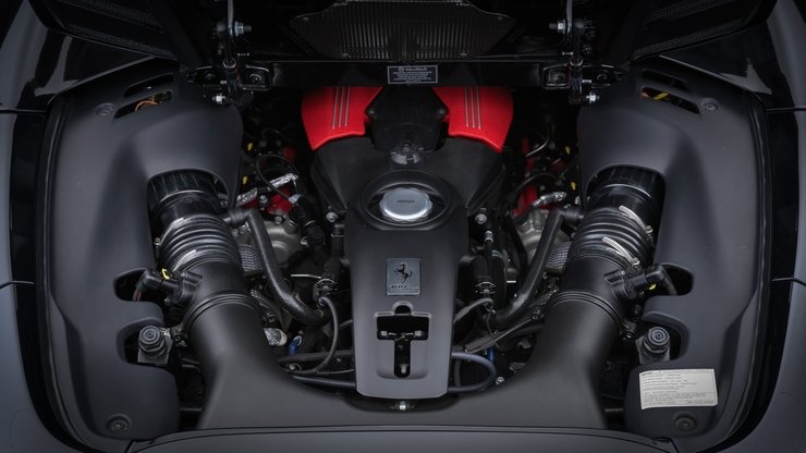 Un motore Ferrari