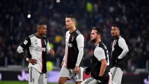 Alcuni giocatori della Juventus - fonte Lapresse - suipedali.it