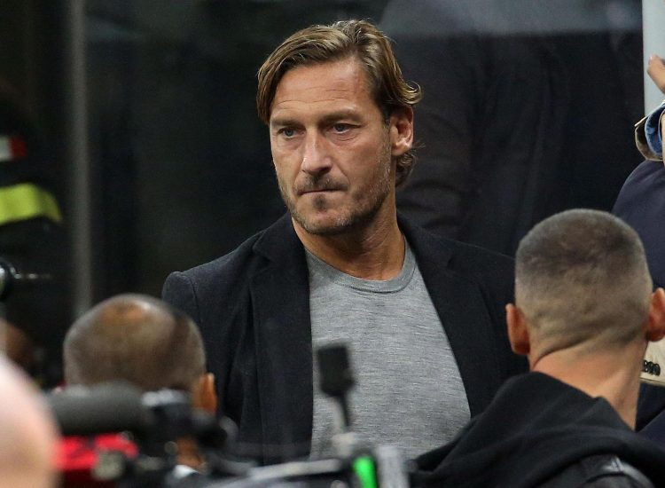 Francesco Totti e la partita con Sinner - fonte Ansa Foto - suipedali.it