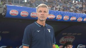 Marco Baroni, allenatore della Lazio - fonte Lapresse - suipedali.it