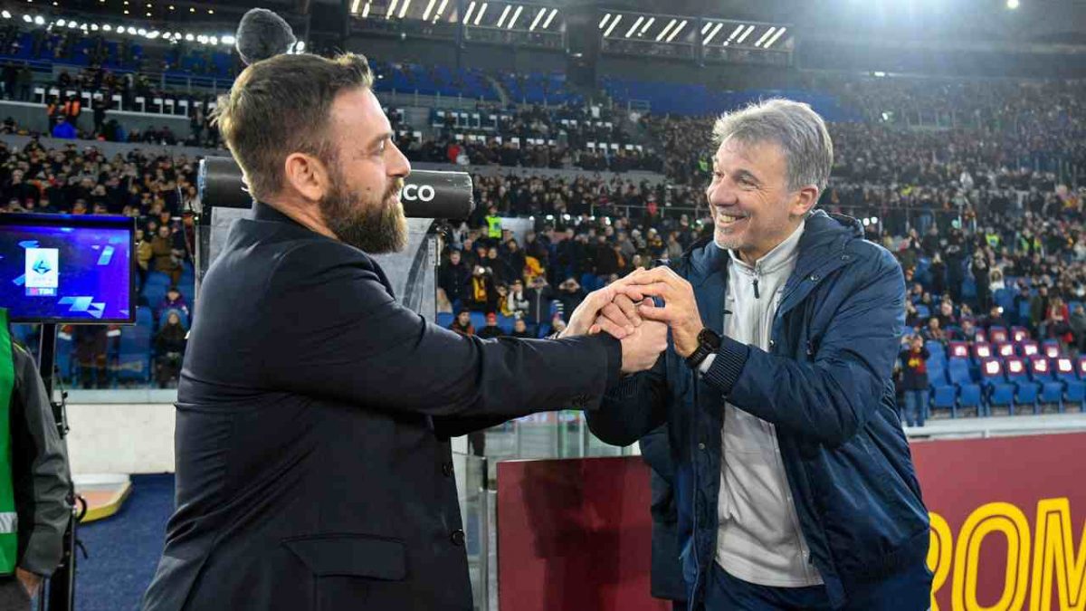 Marco Baroni e Daniele De Rossi - Fonte LaPresse - suipedali.it