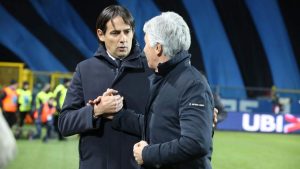 Simone Inzaghi e Gianpiero Gasperini - fonte Lapresse - suipedali.it