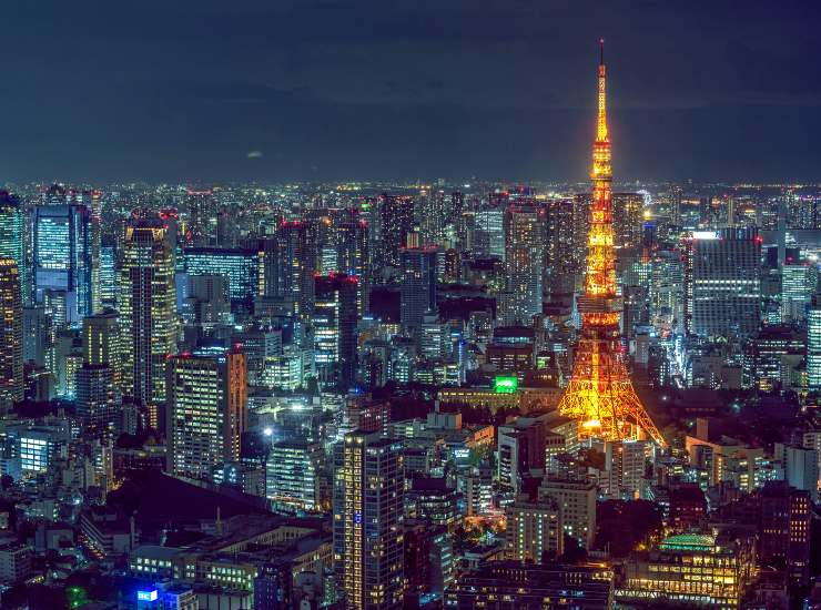 La città di Tokyo - fonte Pexels - suipedali.it